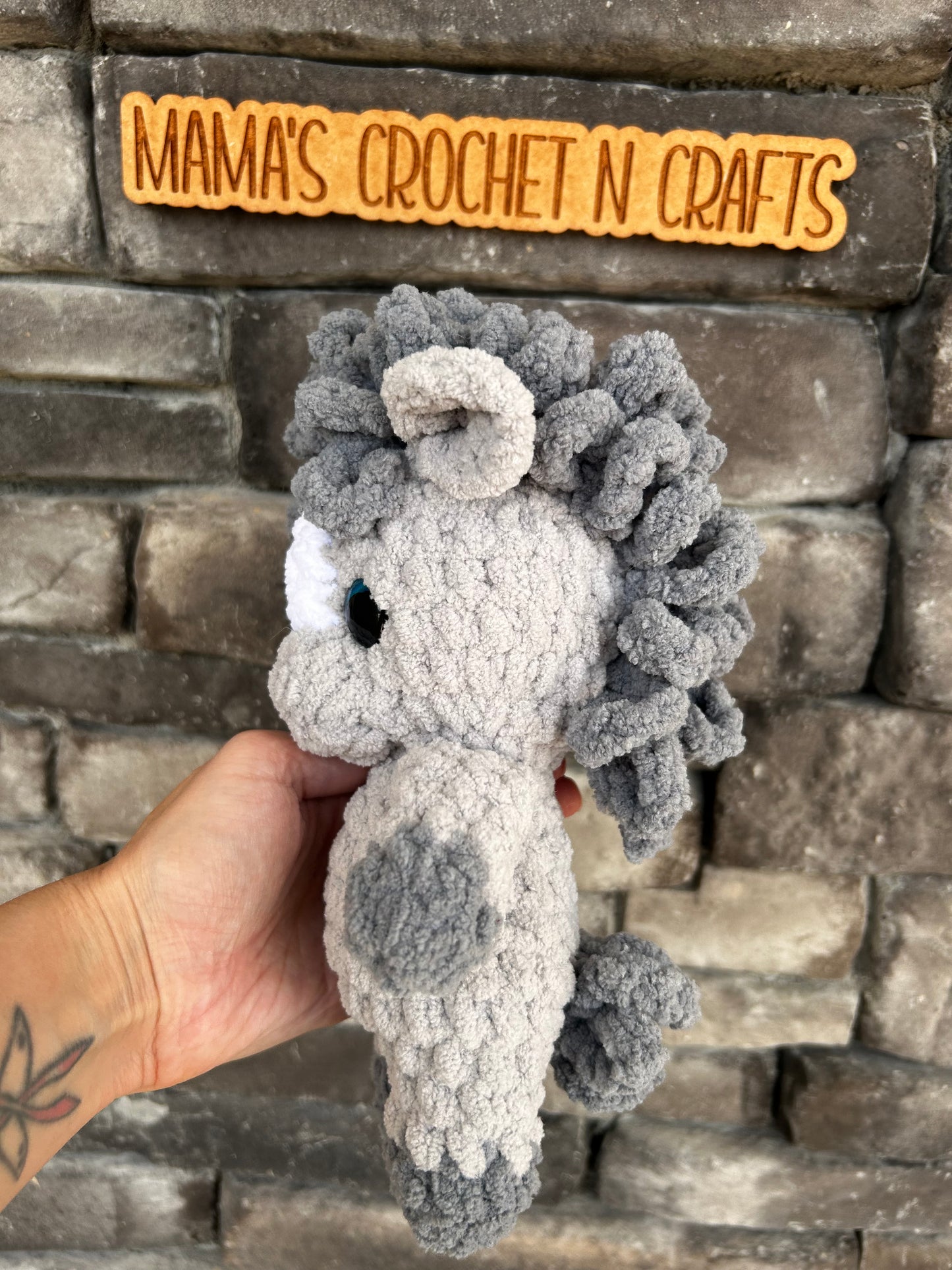 Gray horse