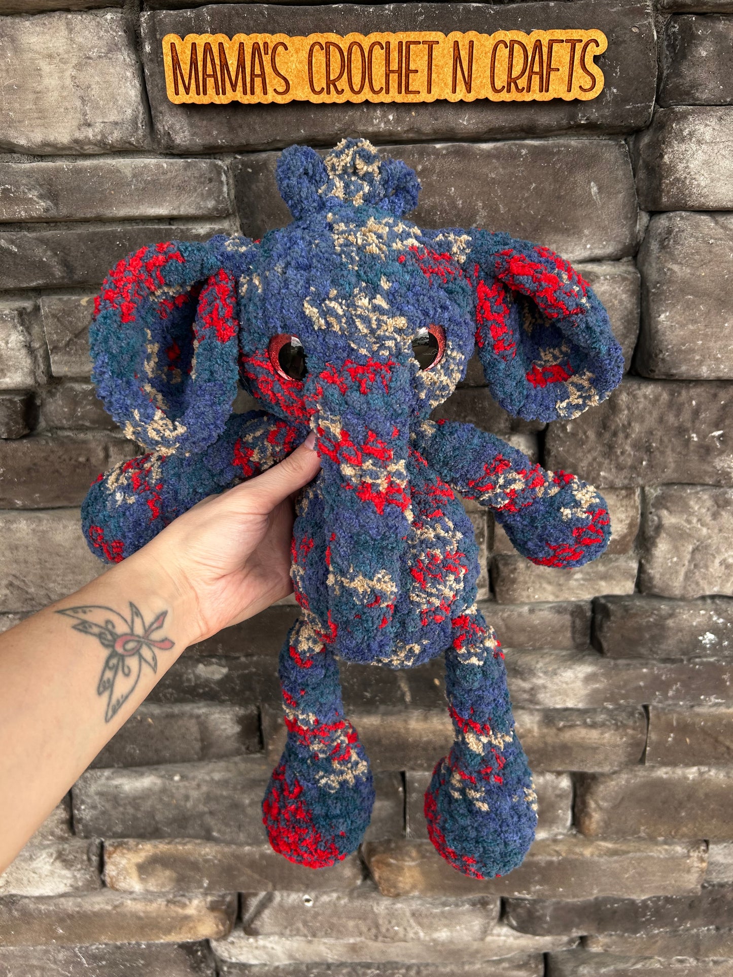 Blue multi elephant
