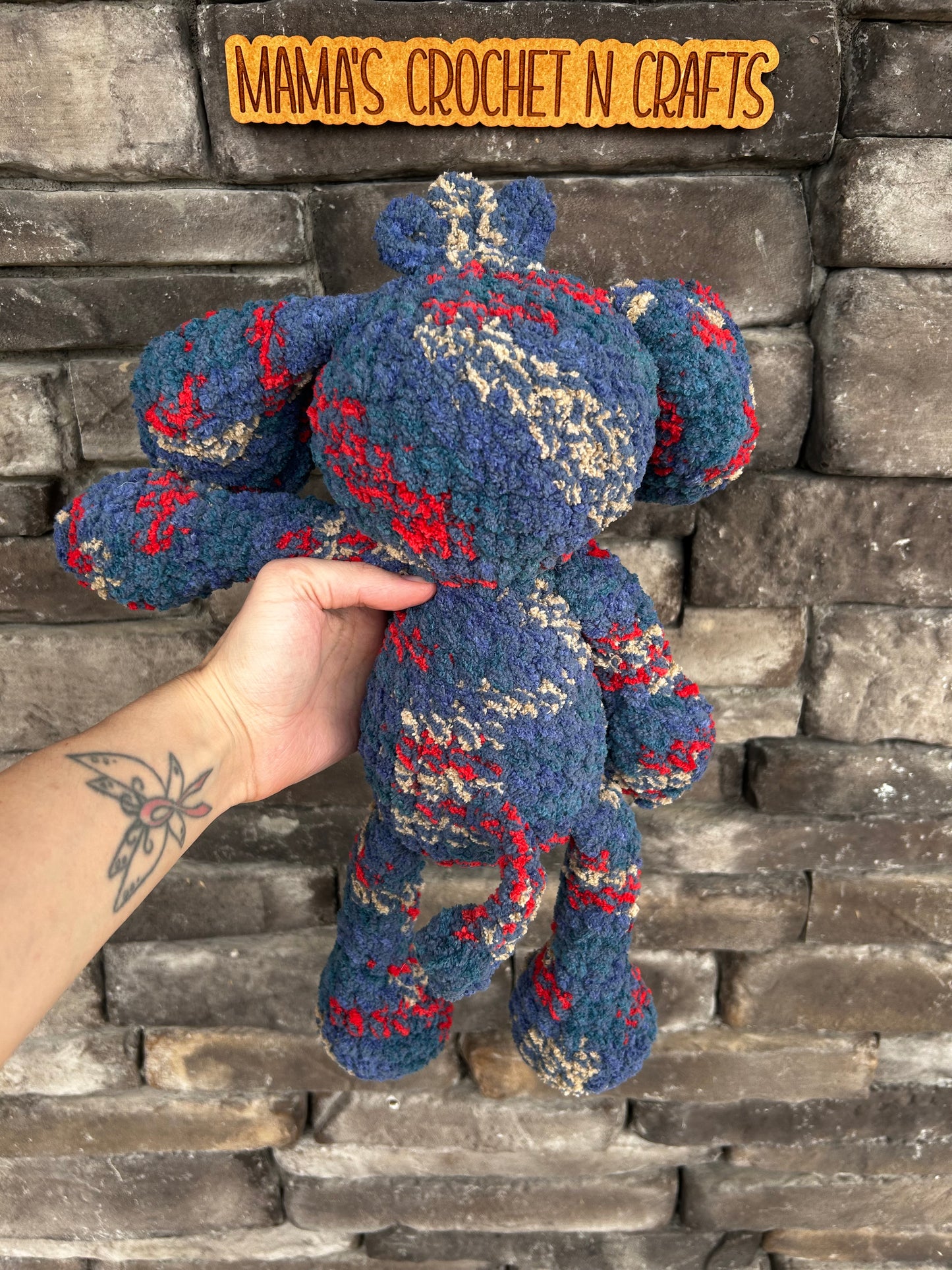 Blue multi elephant