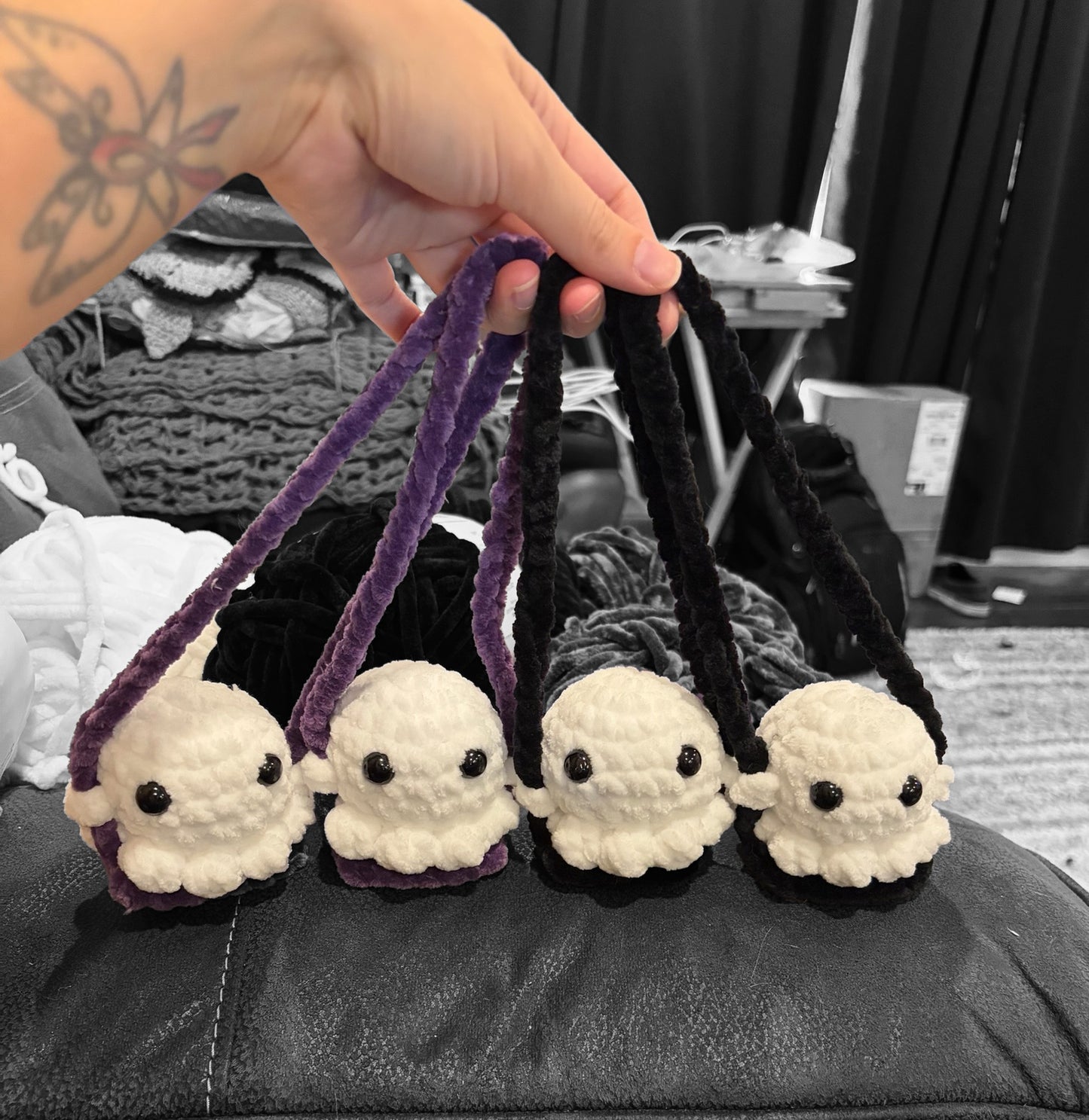 Ghost on a swing