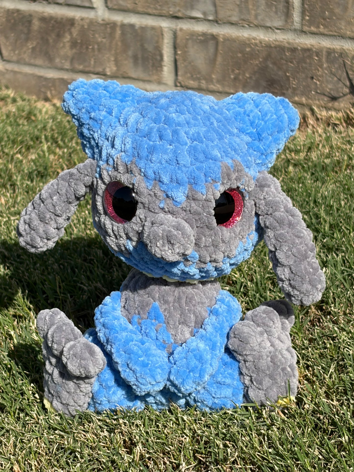 Blue masked wolf