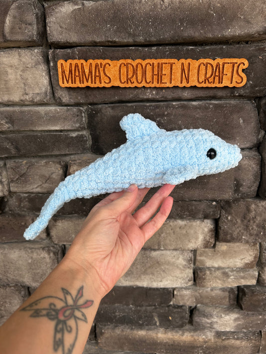 Baby blue dolphin