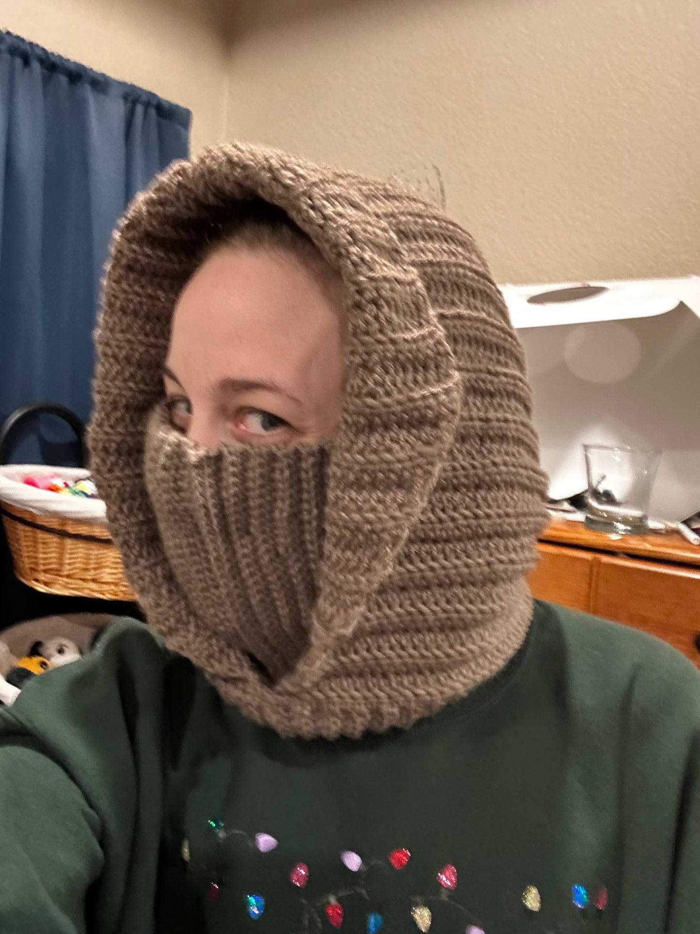 Turtleneck hood