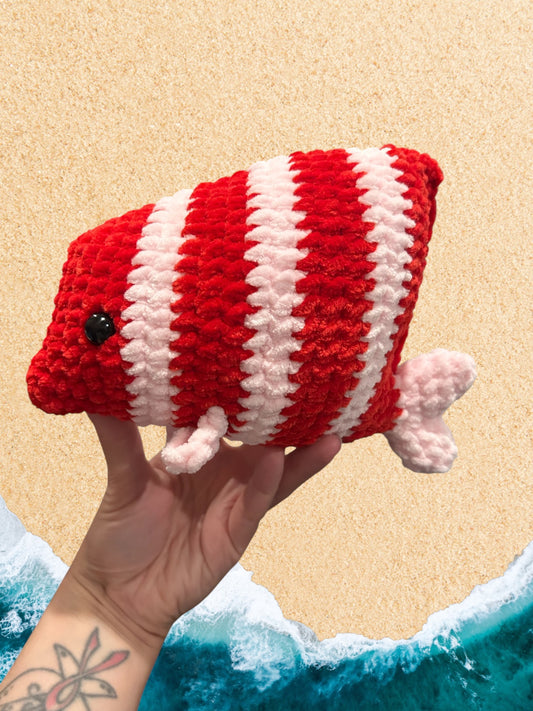 Red butterfly fish