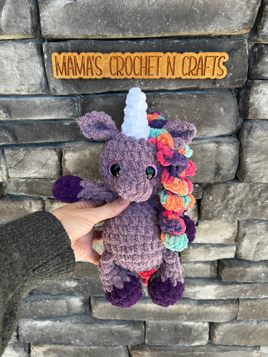 Purple unicorn