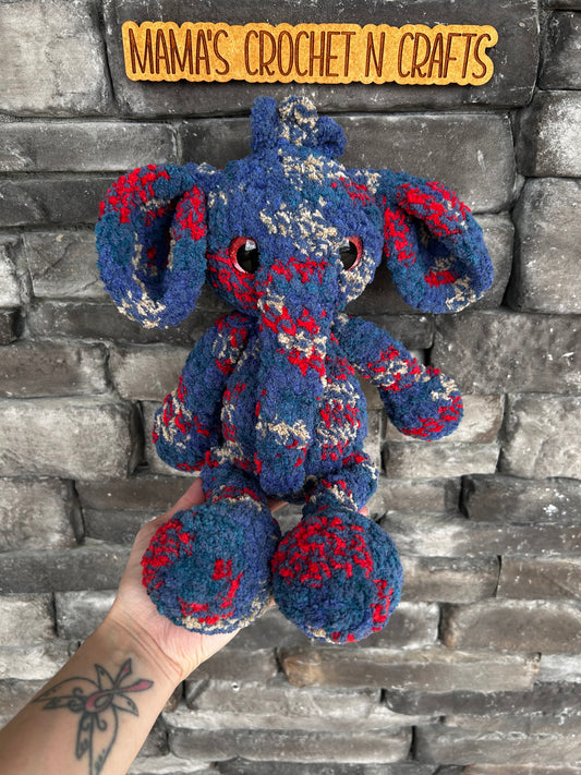 Blue multi elephant