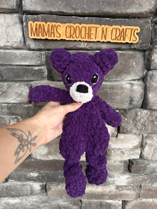 Purple bear snuggler
