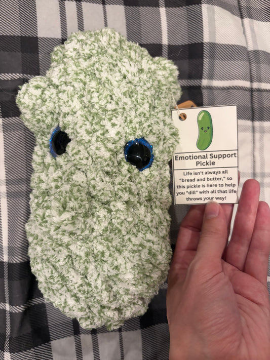 Jumbo emotional support pickle