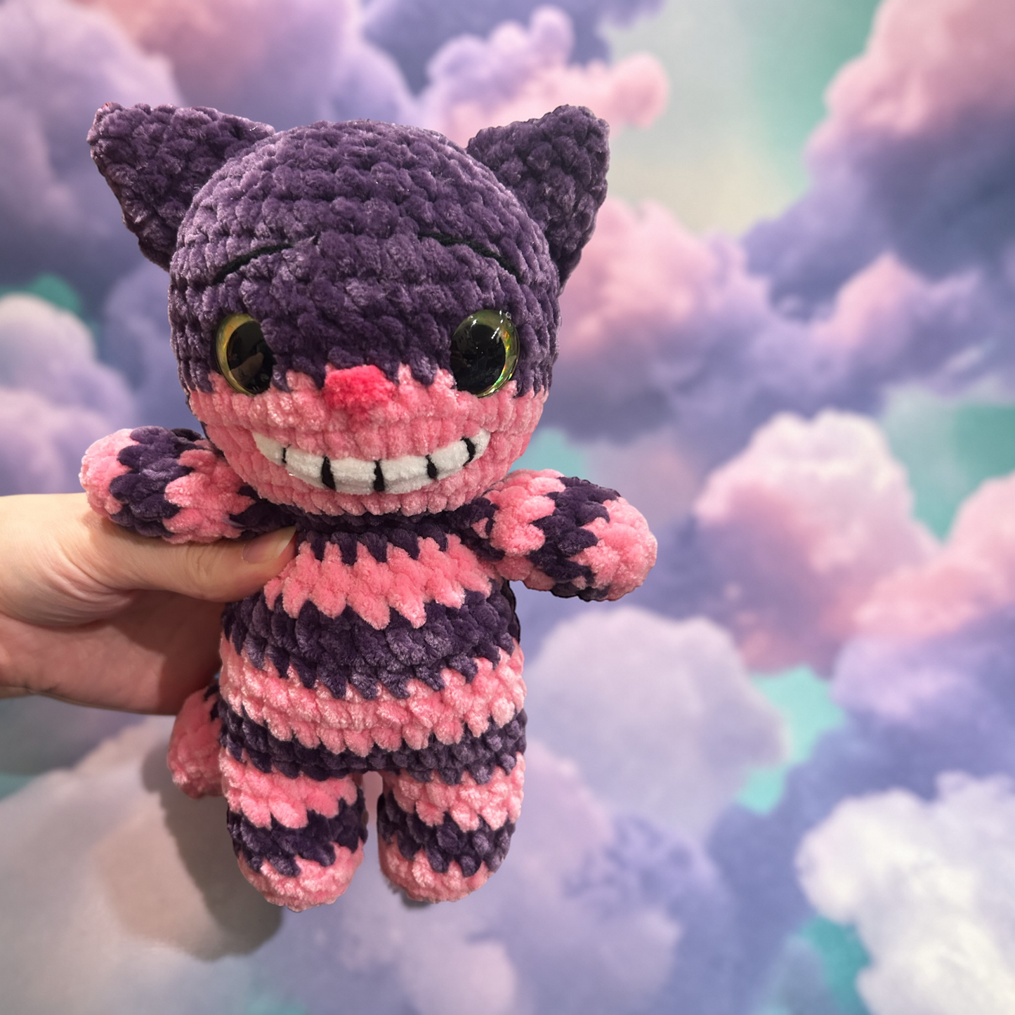 Crazy smiling cat