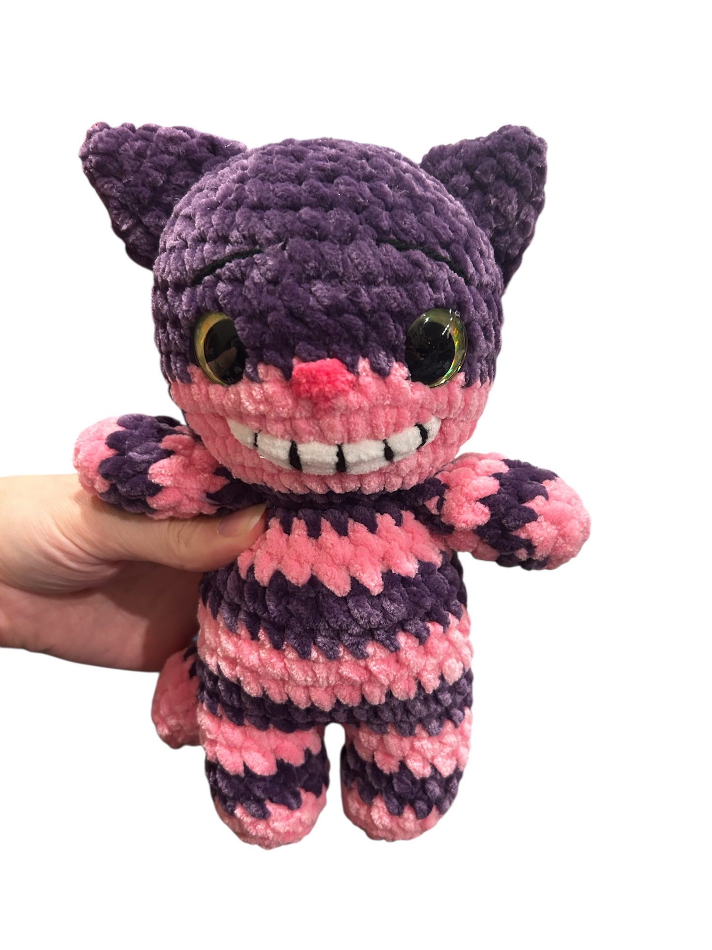 Crazy smiling cat