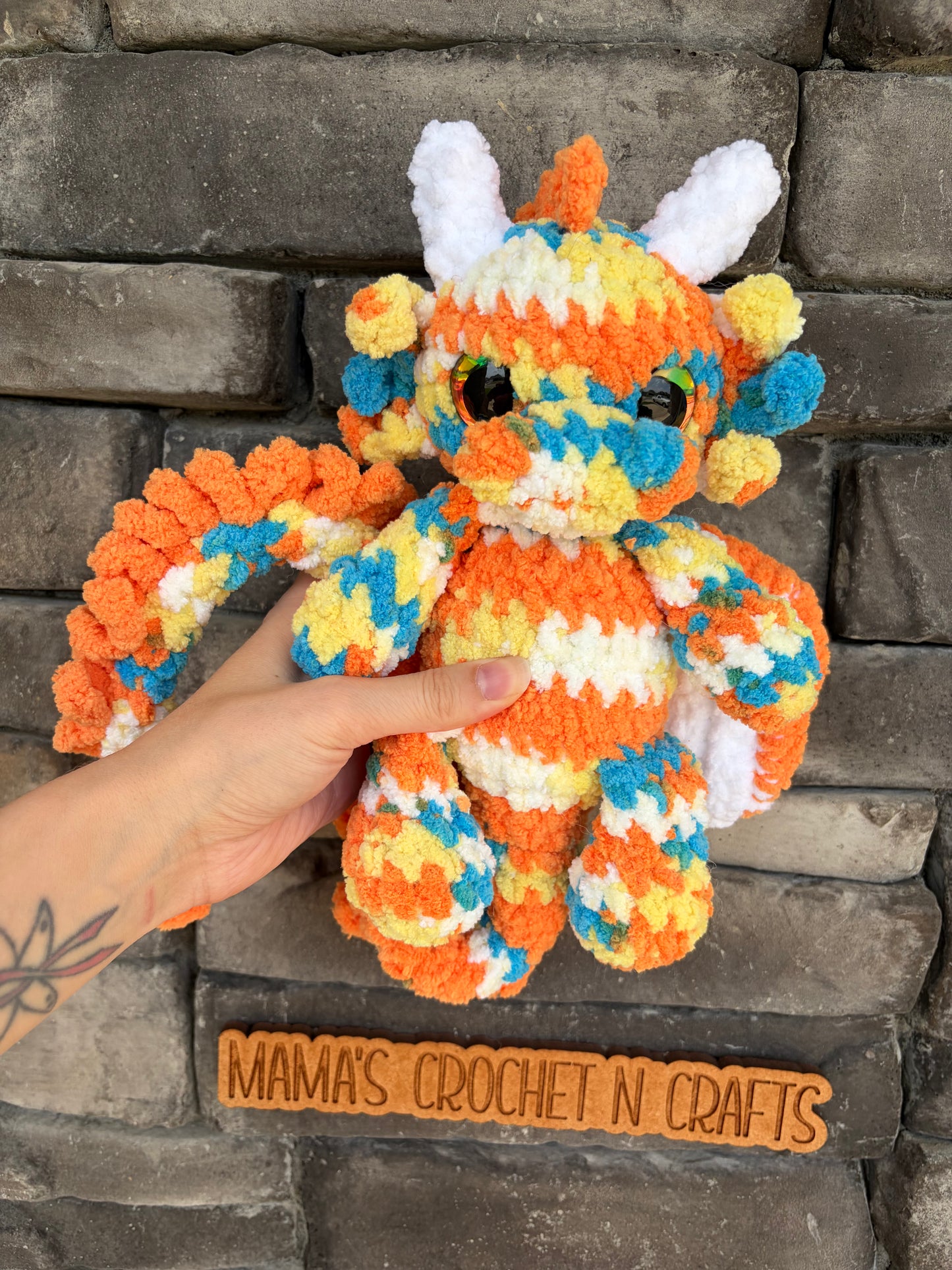 Orange dragon