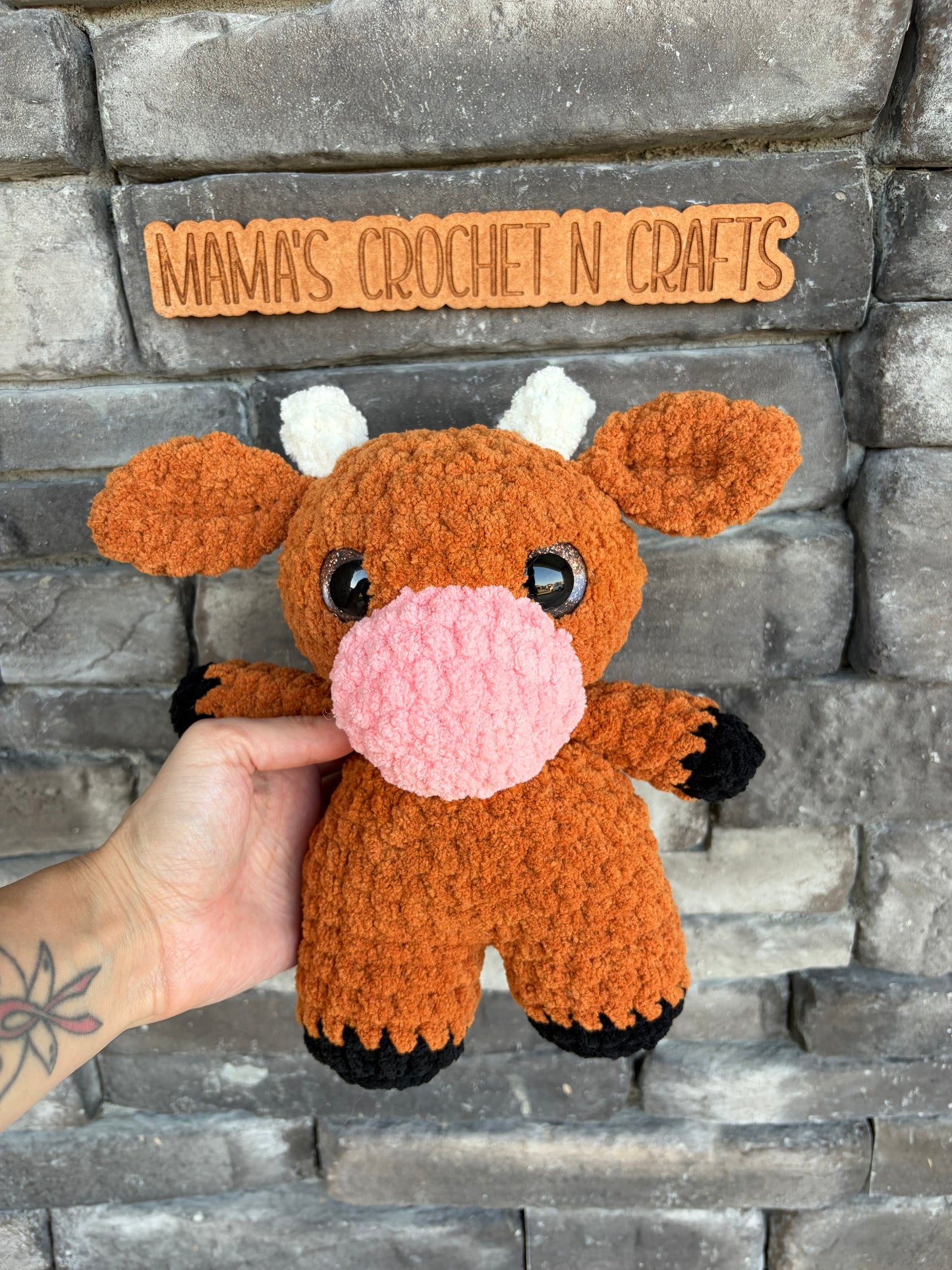 Rust colored cow