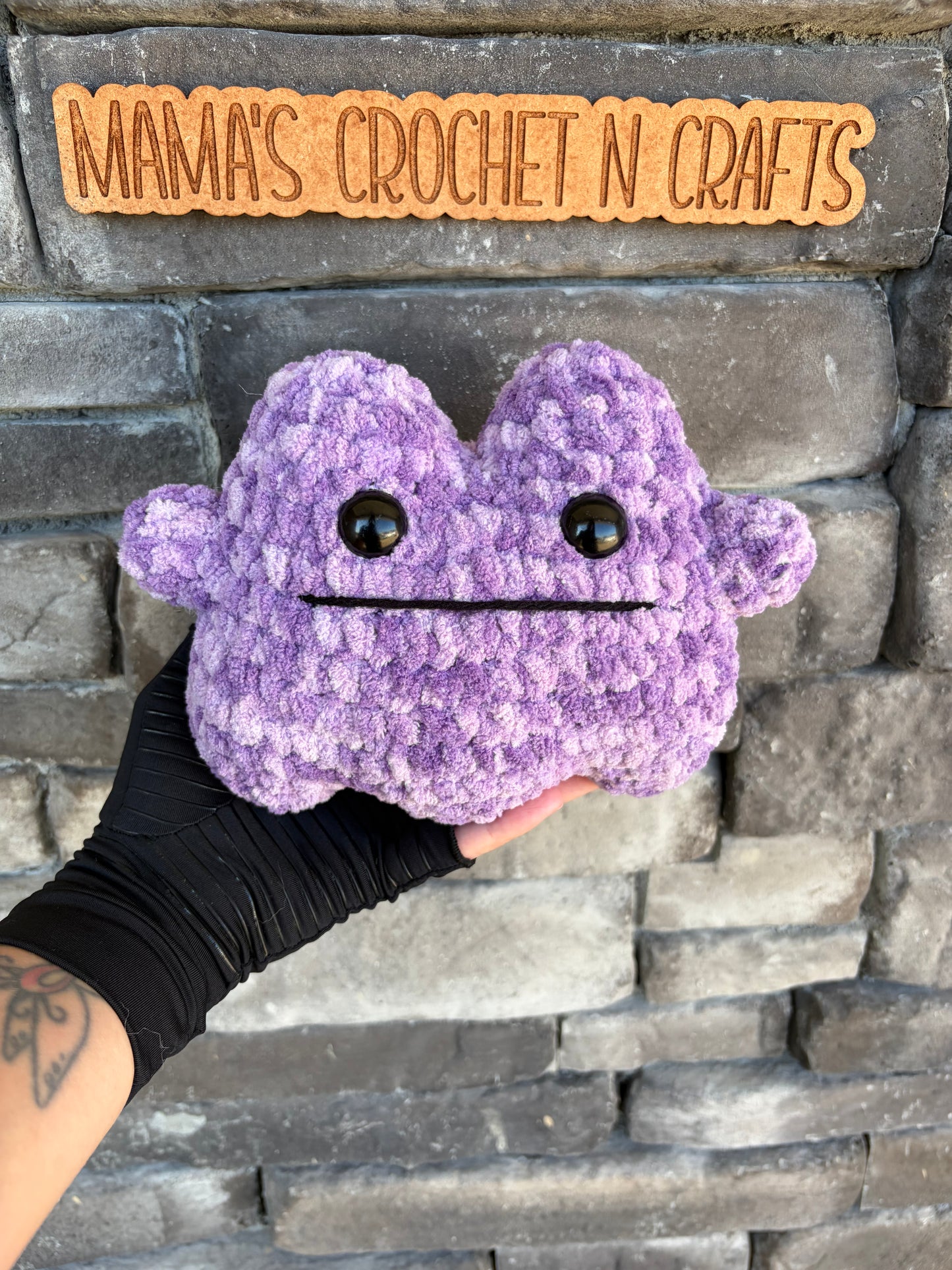 Purple blob monster