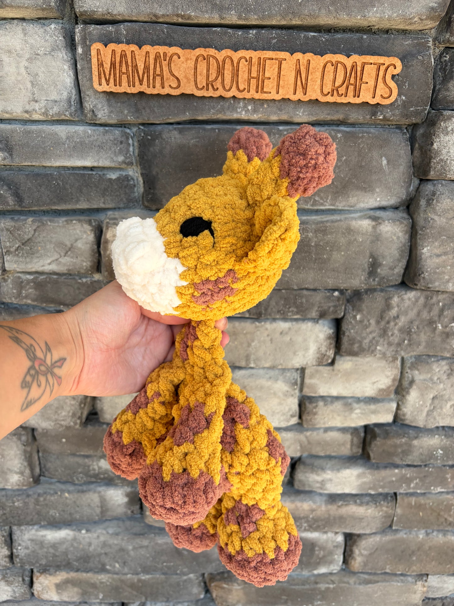 Giraffe snuggler