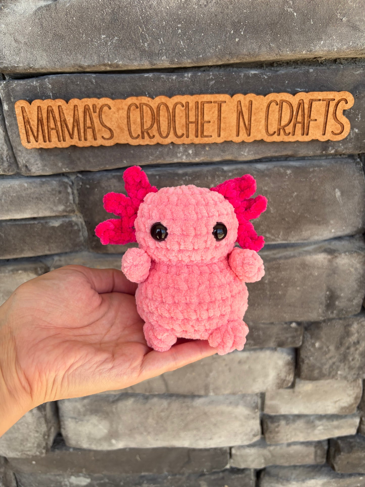 Chunky little axolotl